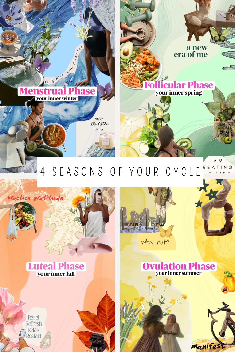 The 4 Seasons of Your Cycle - Cycle Syncing made easy